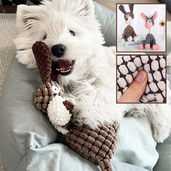 Peluche pour chien amusante et réconfortante pour un moment de détente