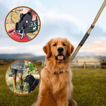 Laisse pour chien en nylon résistant avec mousqueton 360
