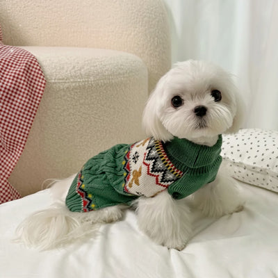 Pull pour chien chaud et confortable idéal pour petits chiens frileux