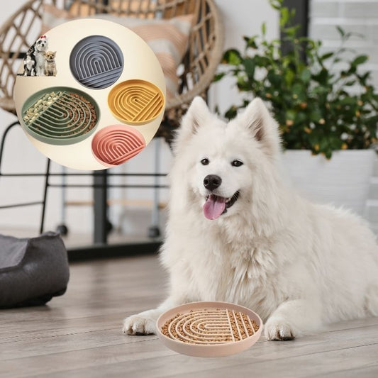 Vue des différentes couleurs disponibles du tapis de lechage chien