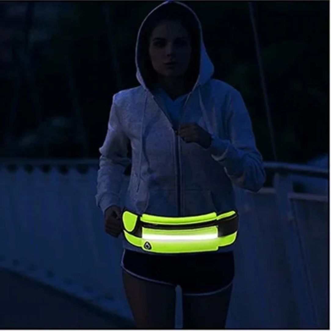 laisse chien main libre avec bandes réfléchissantes pour meilleure visibilité nocturne