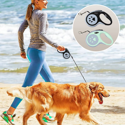 Laisse enrouleur fiable pour marche jogging