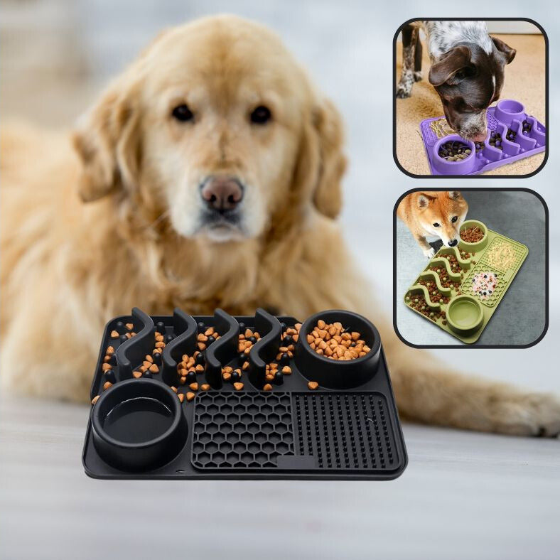 Tapis de léchage chien parfait pour ralentir l’alimentation et améliorer la digestion